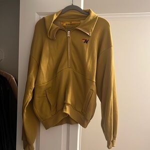 AVIATOR NATION QUARTER ZIP SWEATSHIRT/ BRAND NEW
